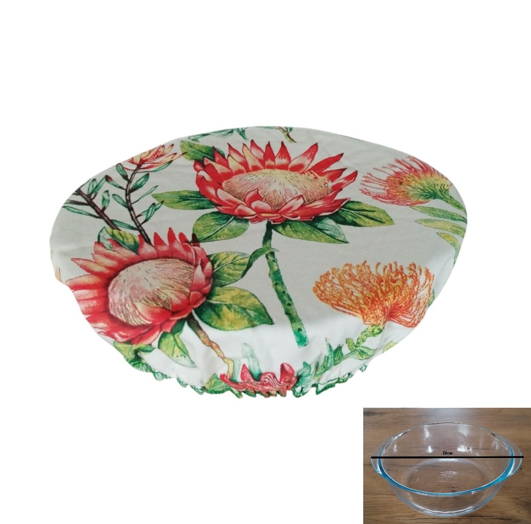 Elegant 100% Cotton Bowl Covers with Stunning Floral Designs - 5