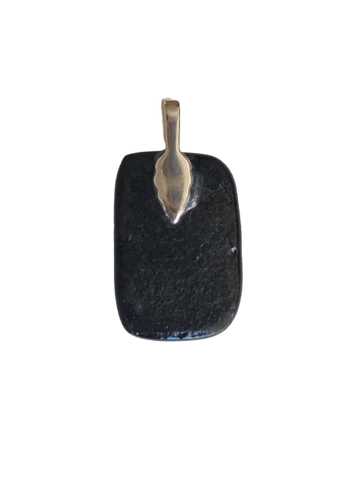 Glass Pendant with 925 Sterling Silver Necklace (1.5mm/50cm Cube Chain) - 5