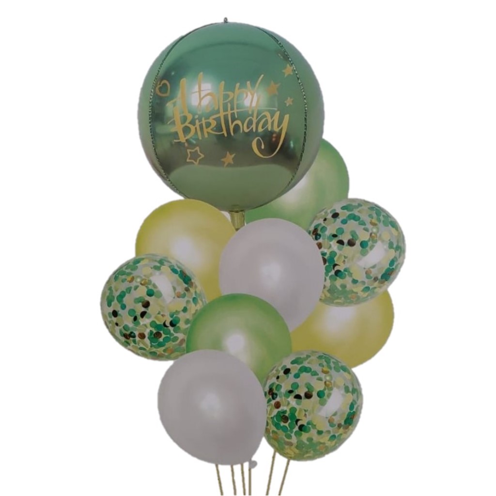 Cute Melon Themed Party Balloon Pack – Including 3 Tier Cup Cake Stand (63 Pieces) - 4