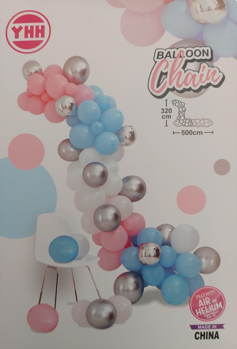 Snow Flake Themed Foil and Latex Party Balloon Bouquet. - 6