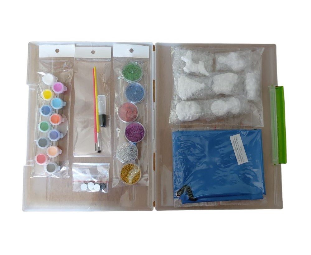 Fridge Magnets Painting Set (27 Pieces) – Christmas Themed