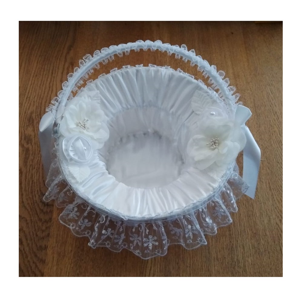 Wedding Confetti or Flower Girl Basket – Elegant, Romantic, Dreamy - 2