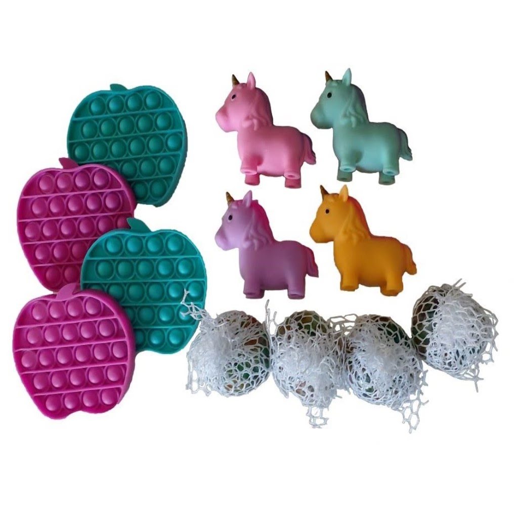 Complete Pony Party Accessory Pack: Cake Toppers, Decorations, and Goody Bags with Goodies - 3