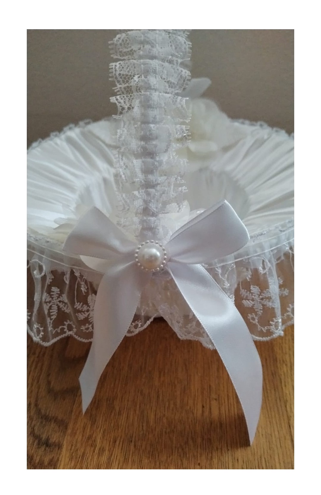 Wedding Confetti or Flower Girl Basket – Elegant, Romantic, Dreamy - 5
