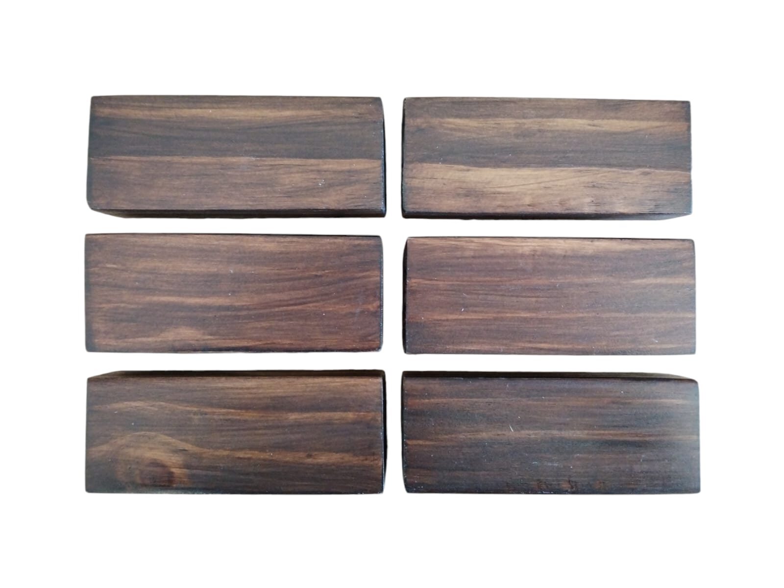 Wooden Candle Holders – Set of 6 - 2