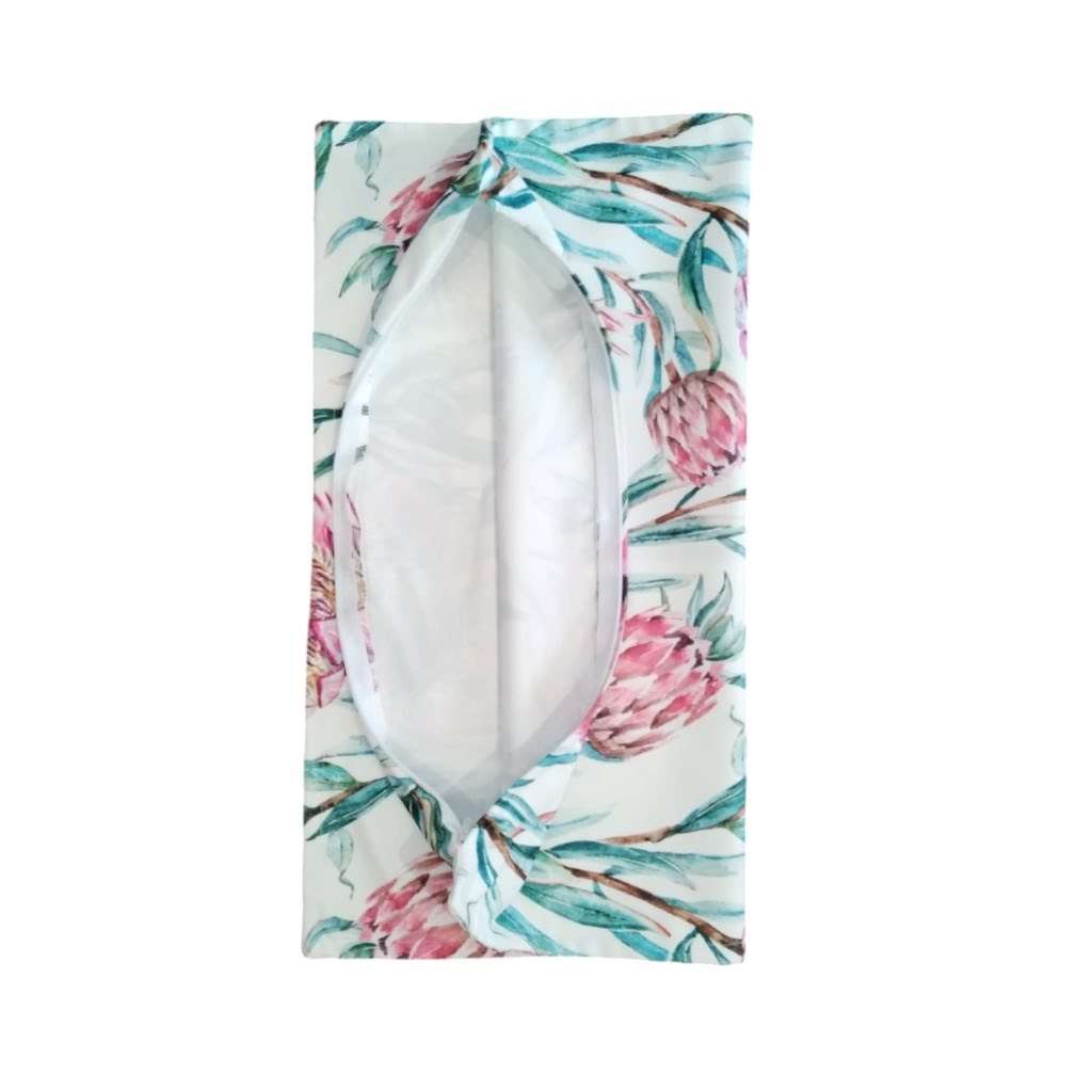 Reversible Protea Cushion Cover with Flange Frill – Luxury in Every Detail - 5