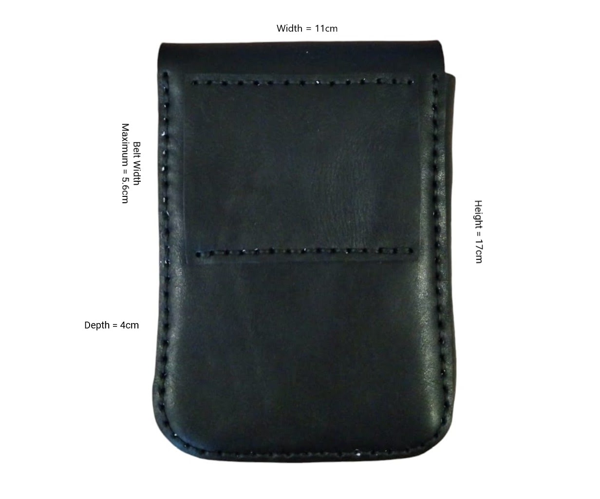 Full-Grain Leather Hip Pouch - 11