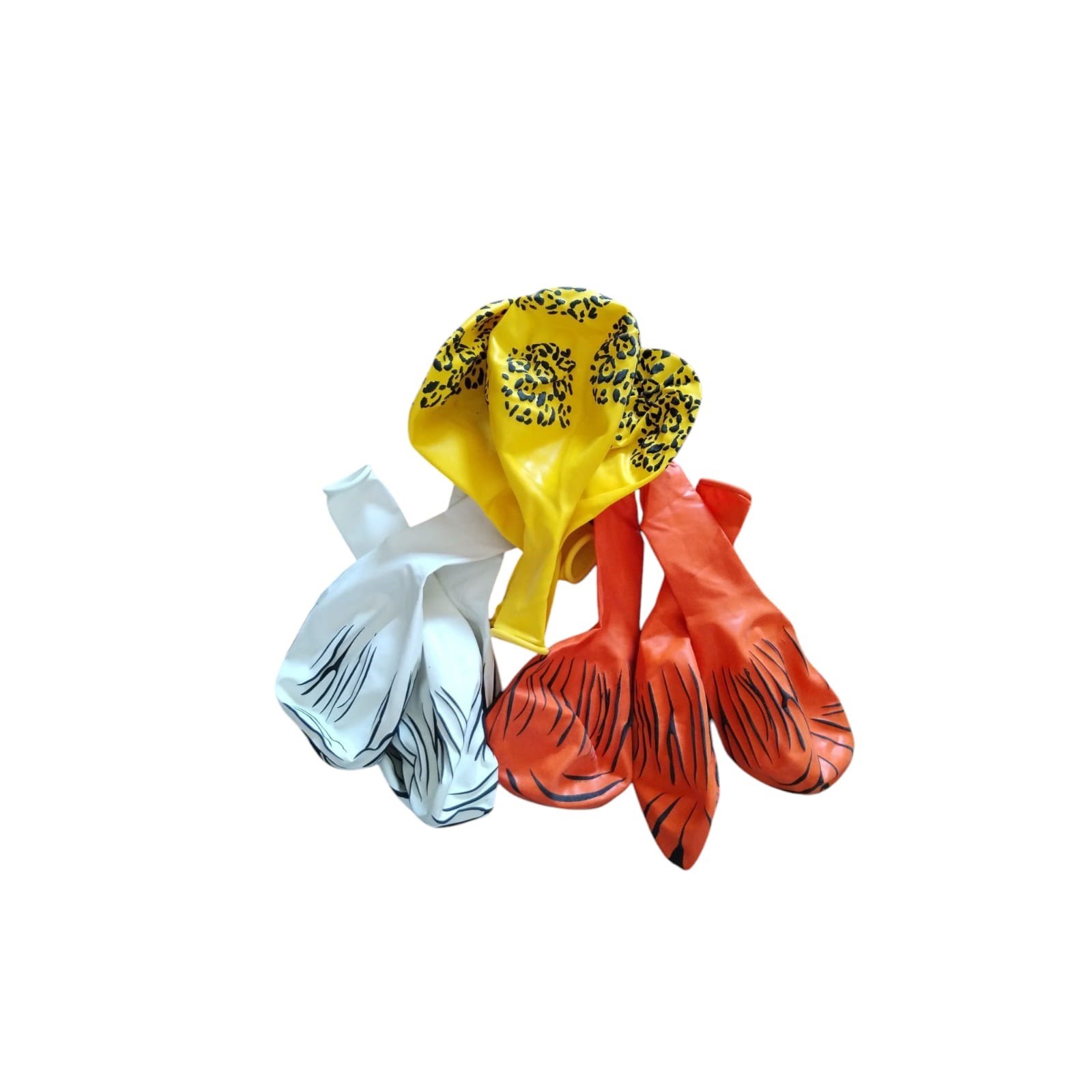 Jungle Themed Party Balloon Pack with 12 Matching Party Boxes – Set of 113 – Balloon Chain Included - 11