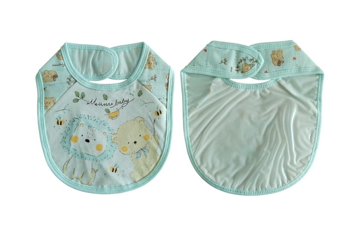 Cotton Baby Gift Set – Including Hooded Towel, Baby Bib, Hat, Mitts and Booties Set - 5