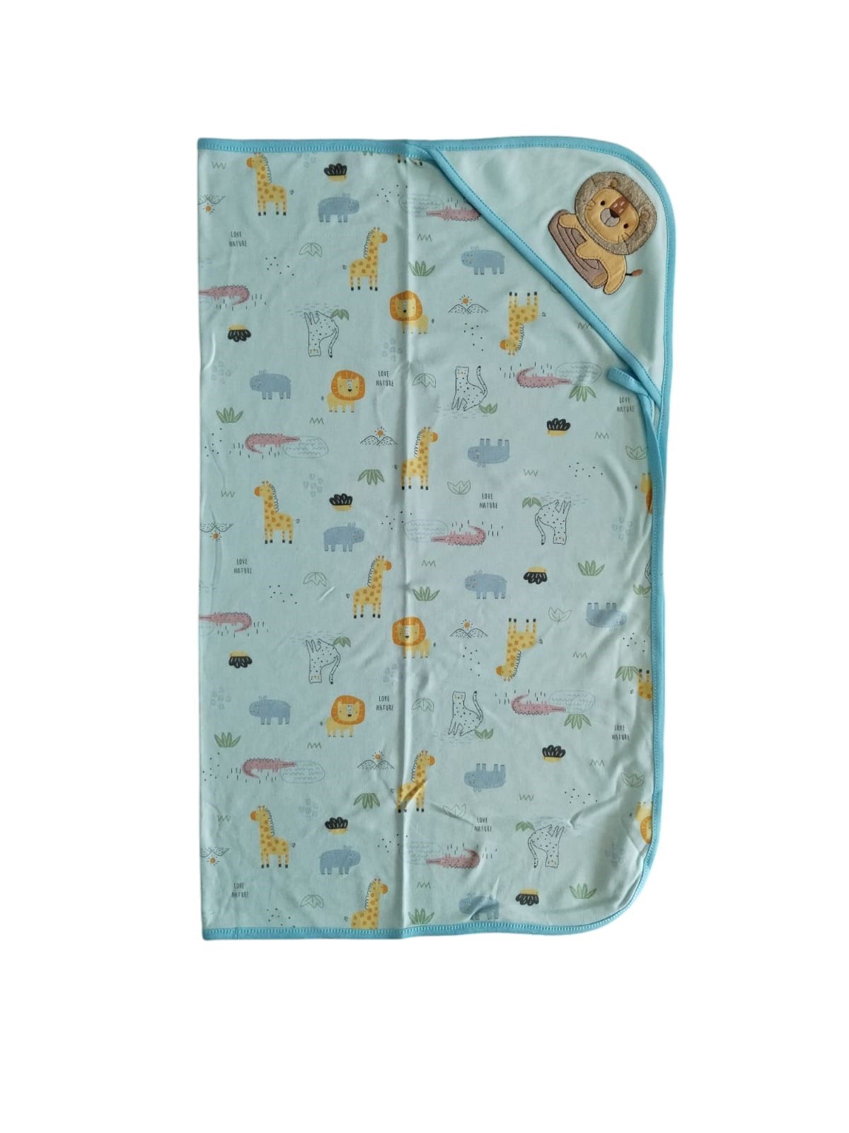 Cotton Baby Gift Set – Including Hooded Towel, Baby Bib, Hat, Mitts and Booties Set - 3