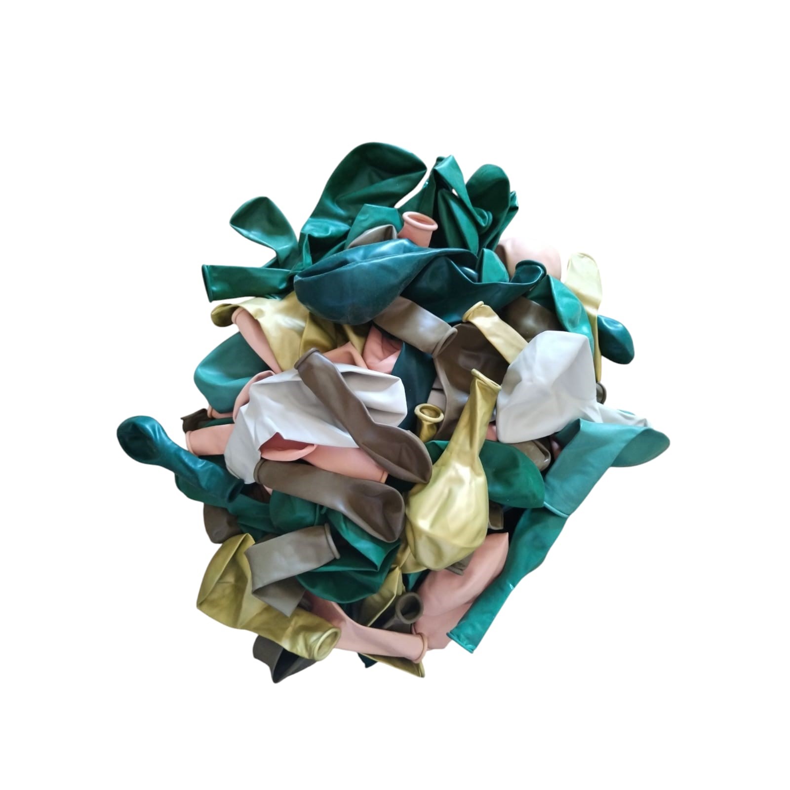 Jungle Themed Party Balloon Pack with 12 Matching Party Boxes – Set of 113 – Balloon Chain Included - 12