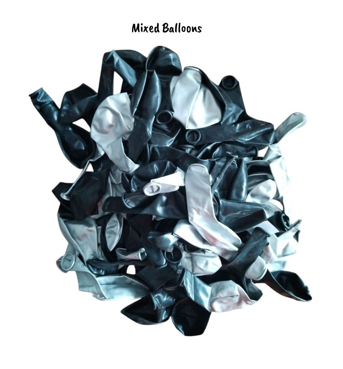 Silver and Black 102-Piece Balloon Pack - 5